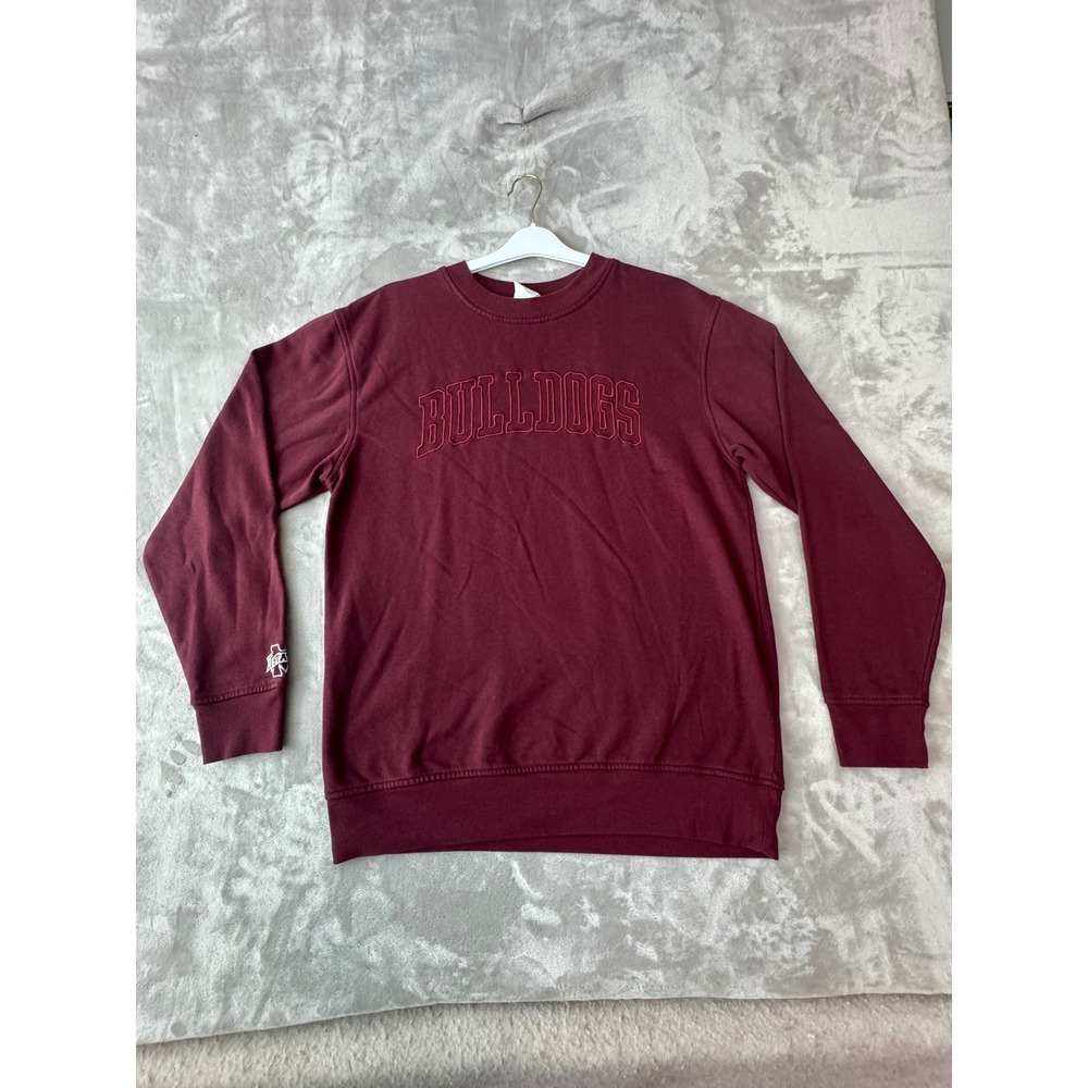 Champion Mississippi State Bulldogs Sweatshirt Maroon Crewneck Mens Medium MSU